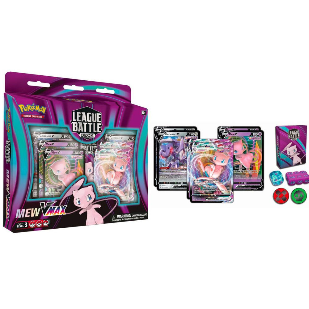 Blister League Battle Deck Mew VMax Pokémon TCG (Español)