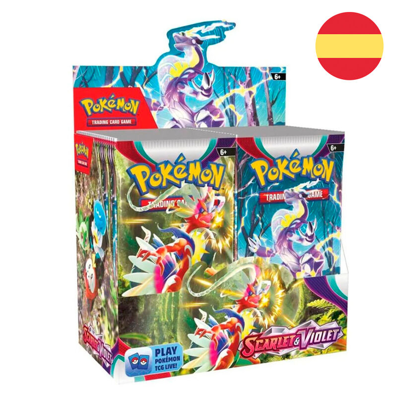 Caja Sellada 36 Sobres Pokémon TCG Escarlata & Púrpura