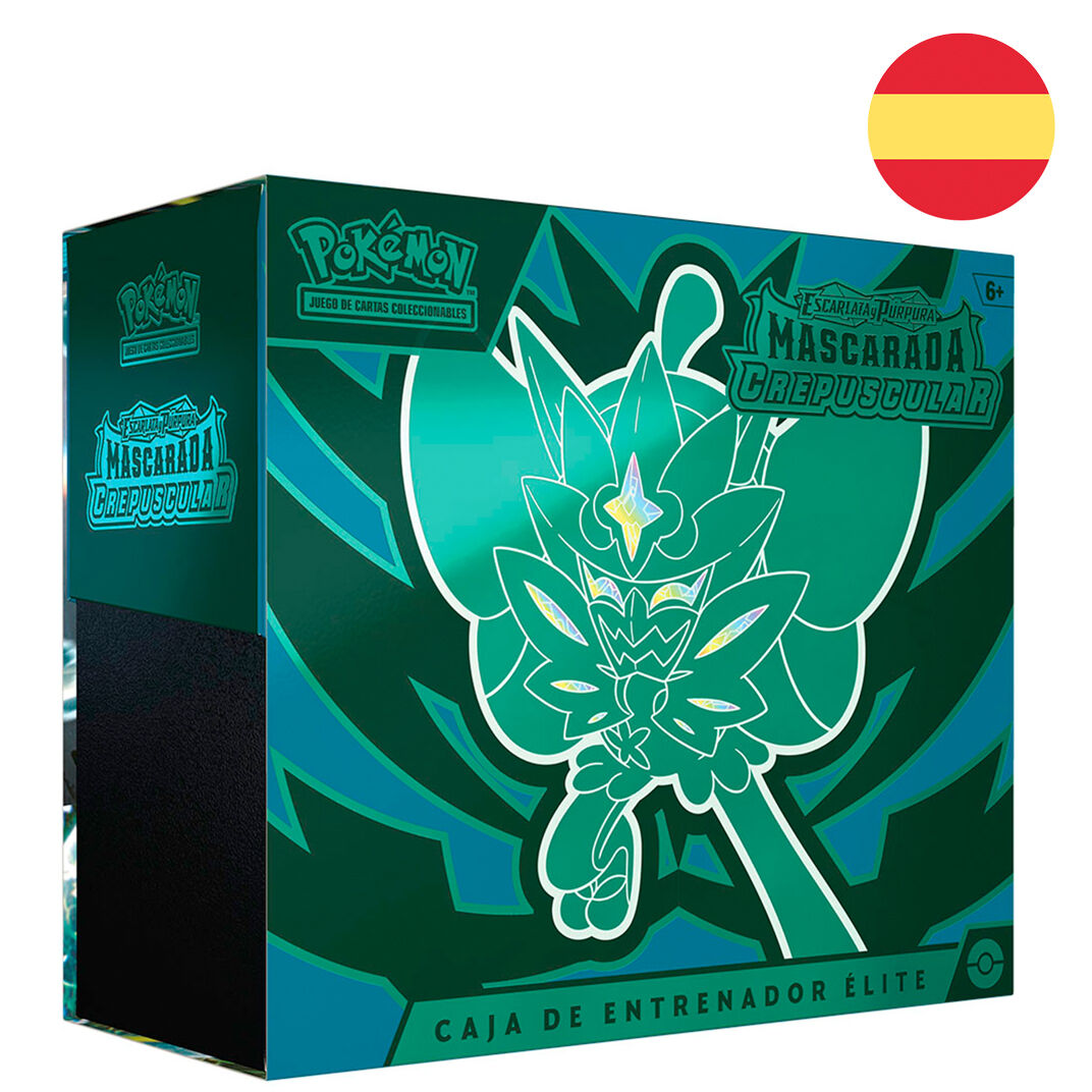 Estuche Entrenador Elite Pokémon TCG Mascarada Crepuscular (Español)
