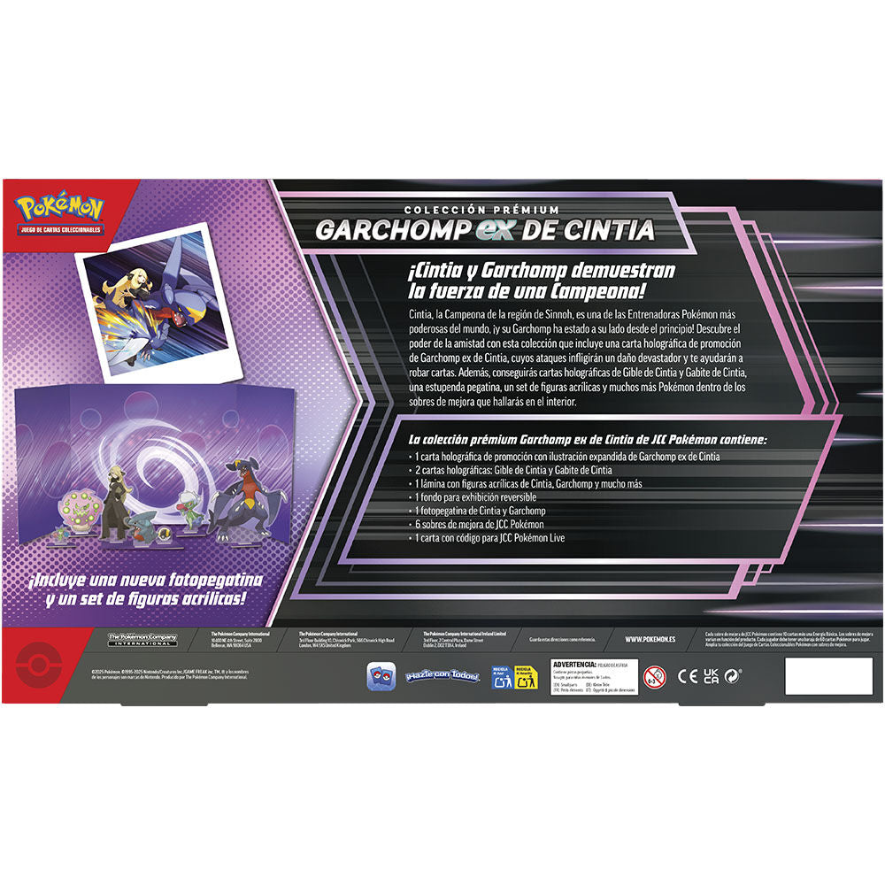 Blister Garchomp ex Cynthia Pokémon TCG (Latino)