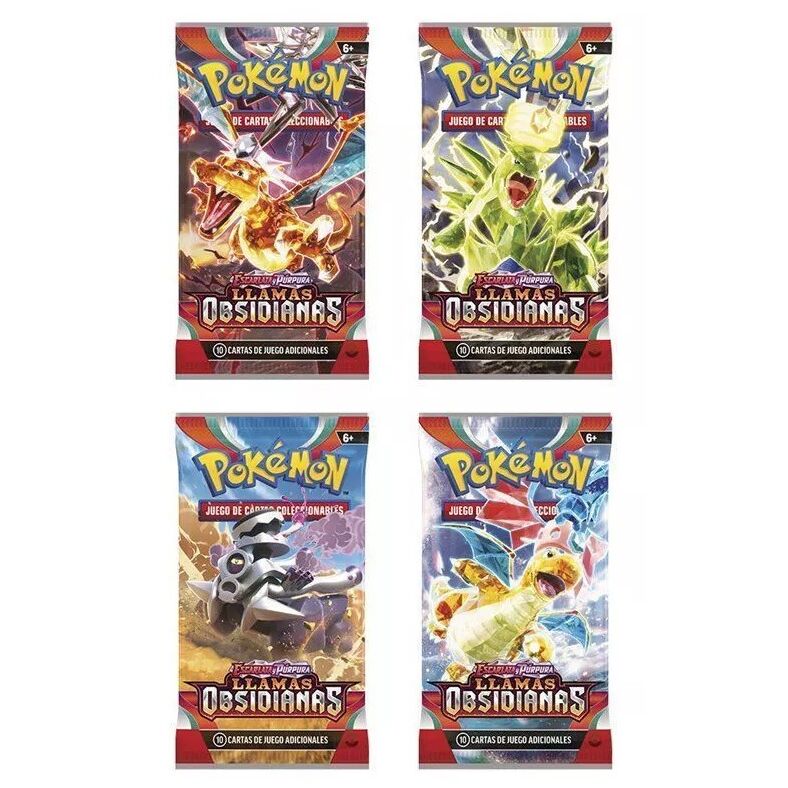 Caja Sellada 36 Sobres Pokémon TCG Llamas Obsidianas Escarlata y Púrpura (Español)