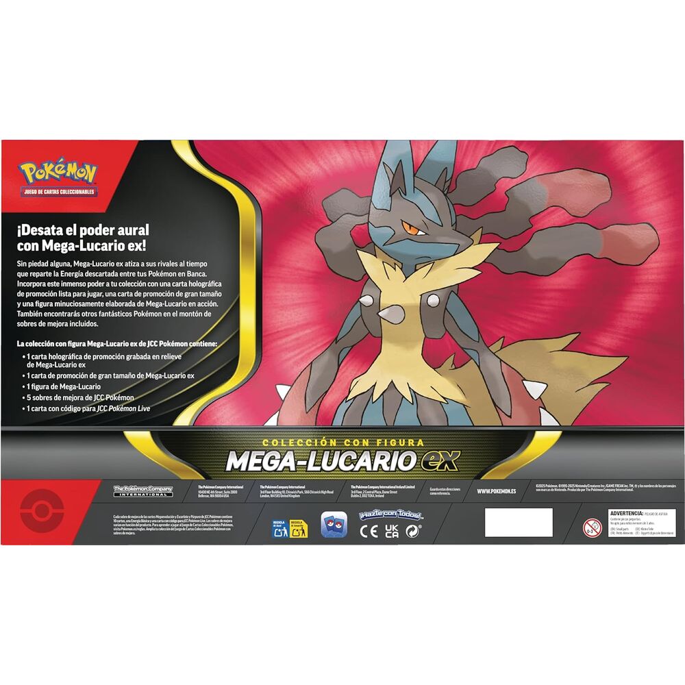 Blister Mega Lucario EX Pokémon TCG (Español)