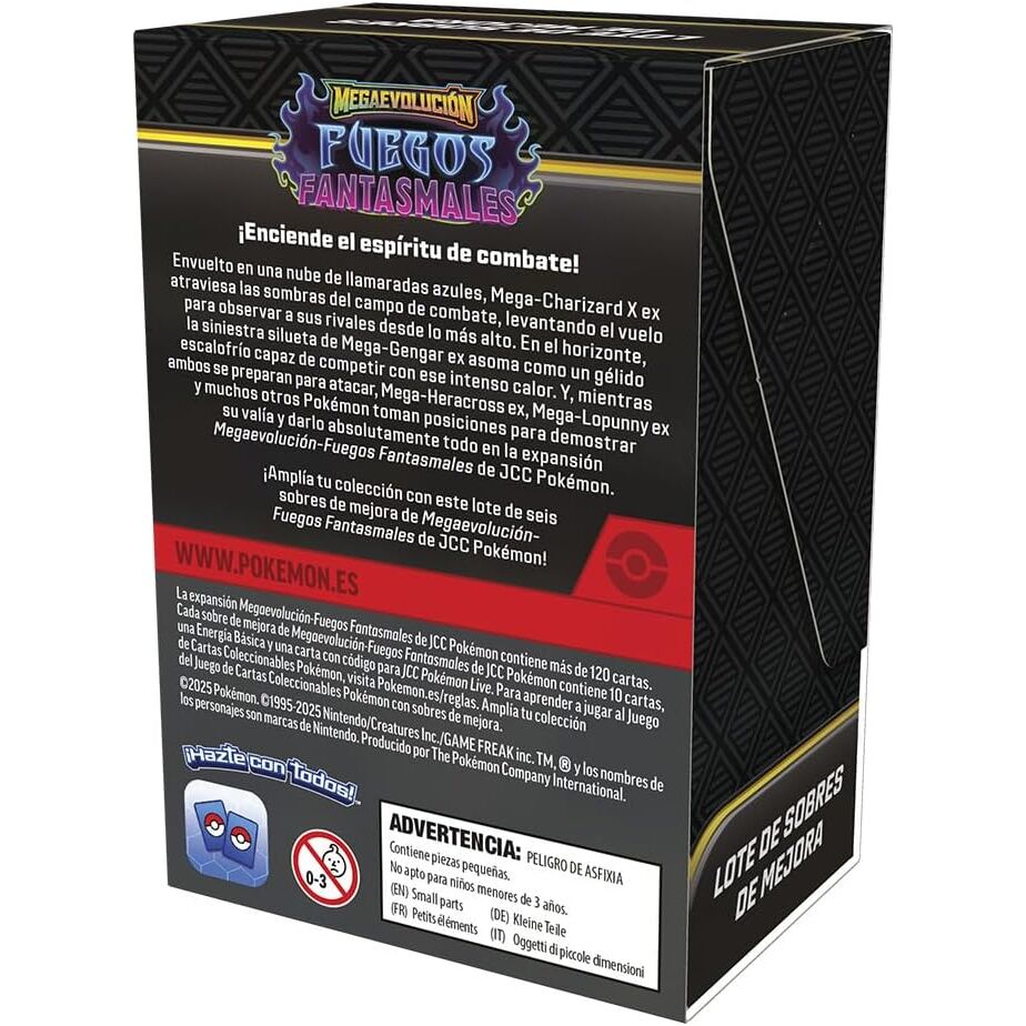 Booster Bundle Pokémon TCG Fuegos Fantasmales (Latino)