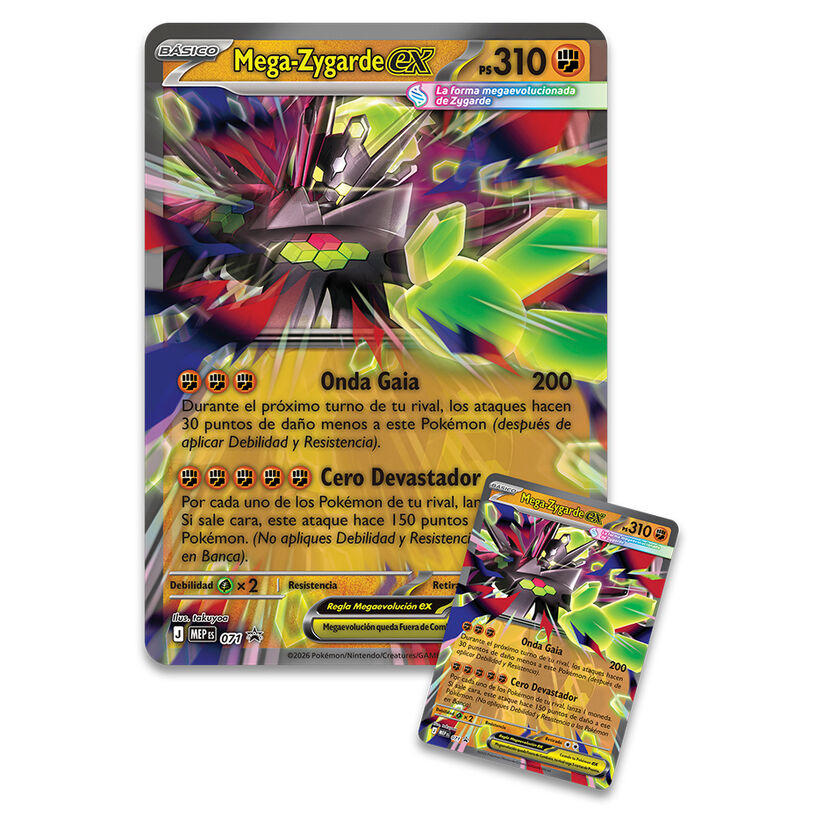 Blister Premium EX Mega-Zygarde Pokémon TCG (Español)