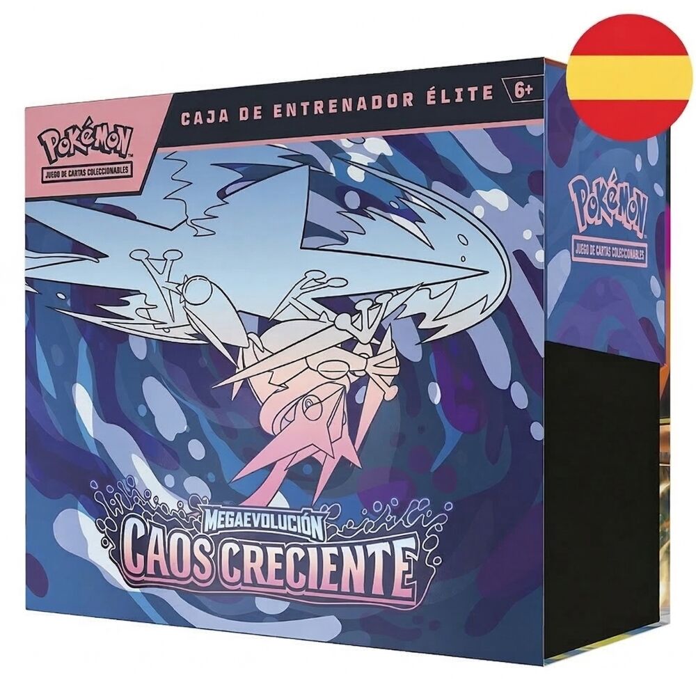 Estuche Entrenador Elite Caos Creciente Megaevolución Pokémon TCG (Español)