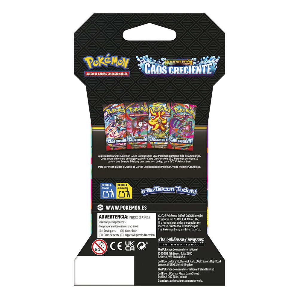 Sobre Pokémon TCG Caos Creciente Megaevolución (Español)