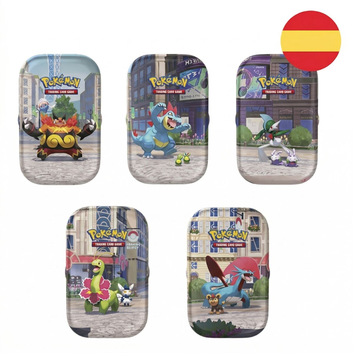 Mini Lata Coleccionable Summer Ex Pokémon TCG (Español Surtido)
