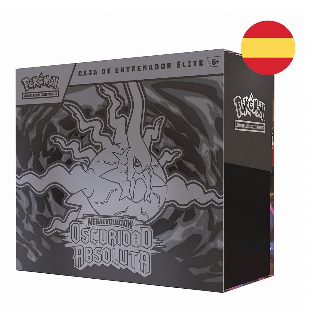 Estuche Entrenador Élite Pokémon TCG - Expansión Megaevolución Oscuridad Absoluta (Español)