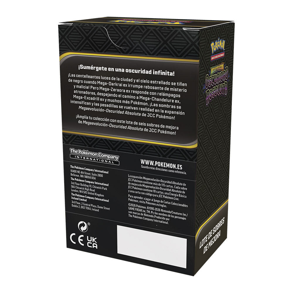 Booster Bundle Pokémon TCG Megaevolución Oscuridad Absoluta (Español)