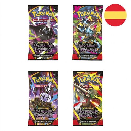 Caja Sellada 36 Sobres Pokémon TCG Expansión Megaevolución Oscuridad Absoluta (Español)