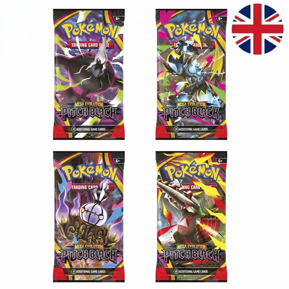 Caja Sellada 36 Sobres Pokémon TCG Expansión Pitch Black Mega Evolution (Inglés)