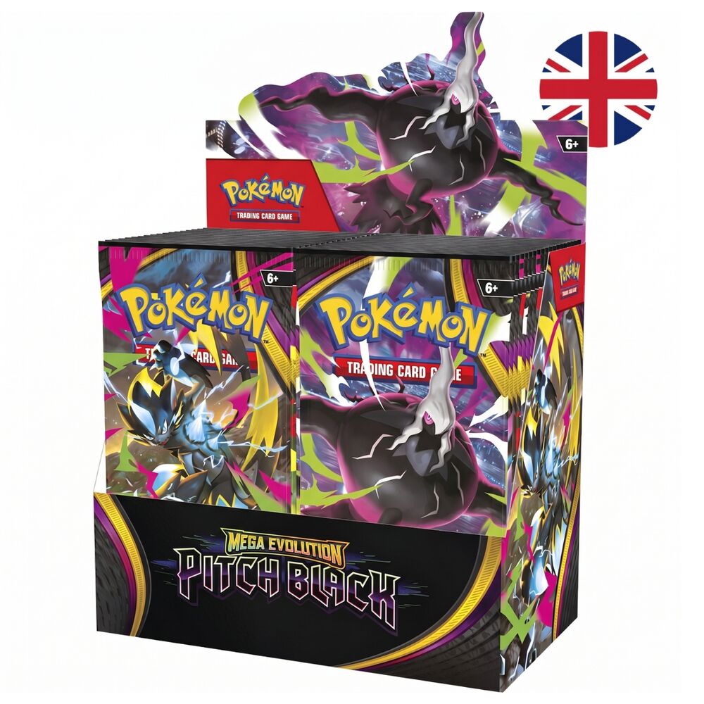 Caja Sellada 36 Sobres Pokémon TCG Expansión Pitch Black Mega Evolution (Inglés)