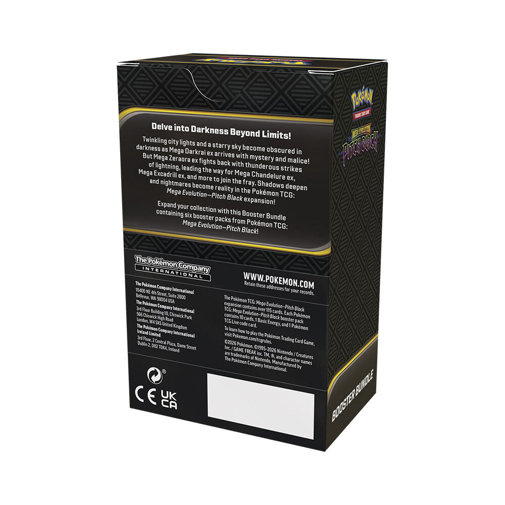 Booster Bundle Pokémon TCG Pitch Black Mega Evolution (Inglés)