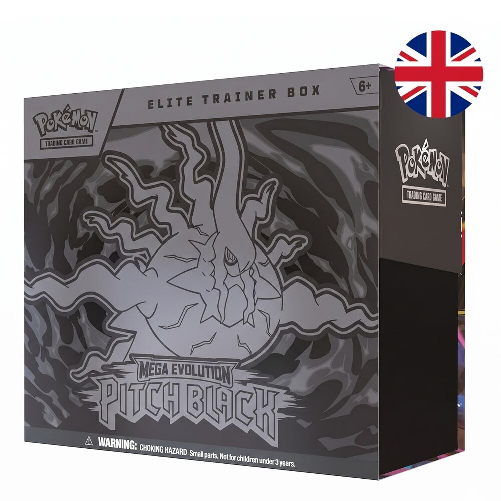 Estuche Entrenador Élite Pokémon TCG - Pitch Black Mega Evolution (Inglés)