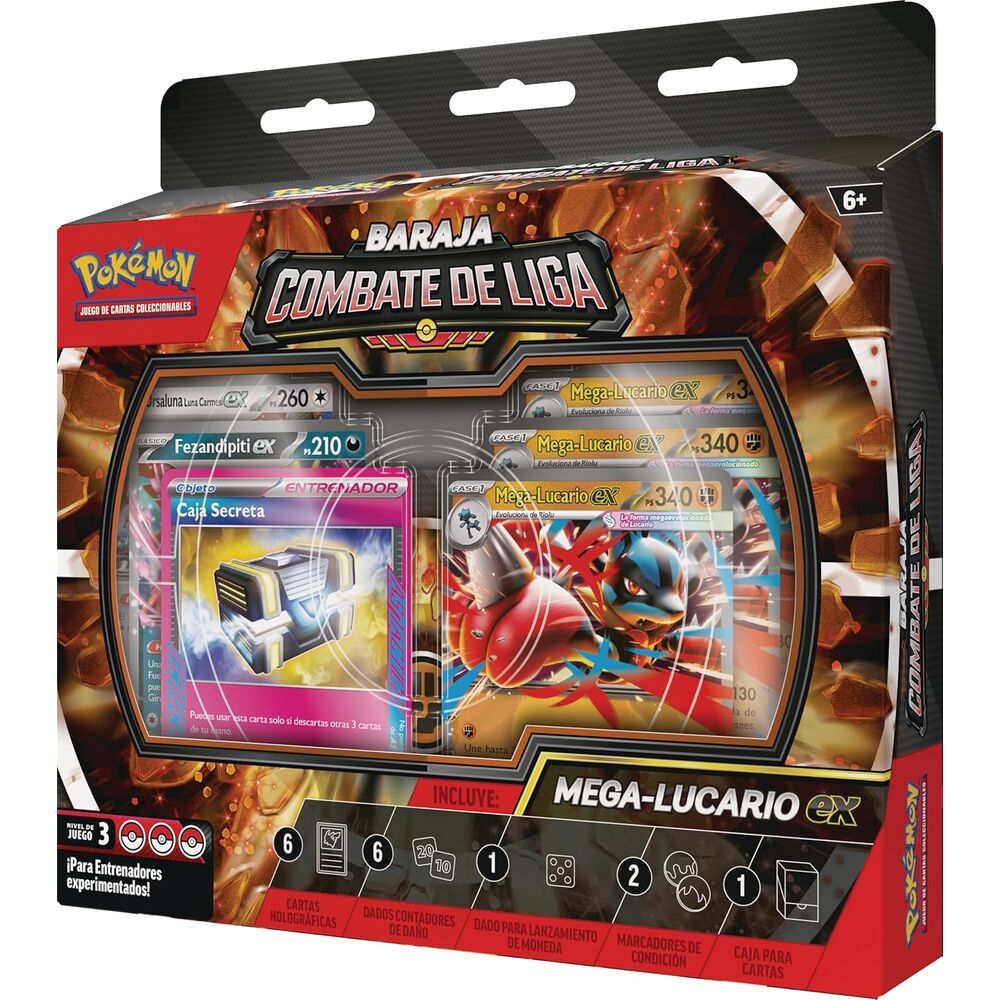 Baraja Combate de Liga Mega-Lucario ex Pokémon TCG (Español)